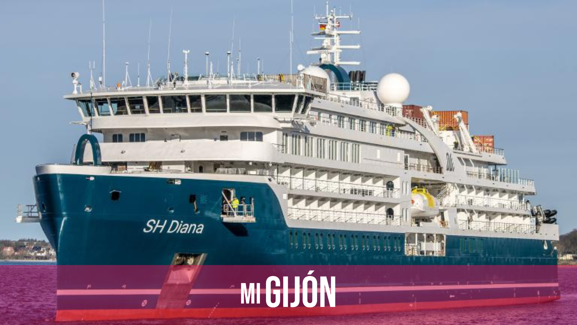 El crucero SH Diana llega este lunes a Gijón miGijón