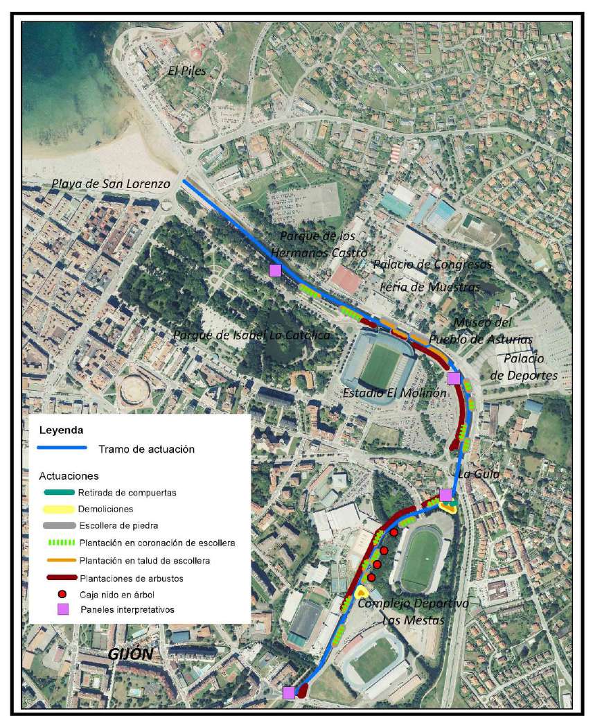 Plan de renaturalización del Río Piles