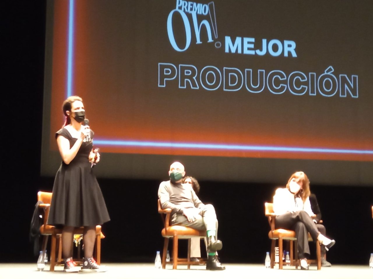 Carmela Rodero, productora de ¡Ay Carmela!, gran triunfadora premios Oh!
