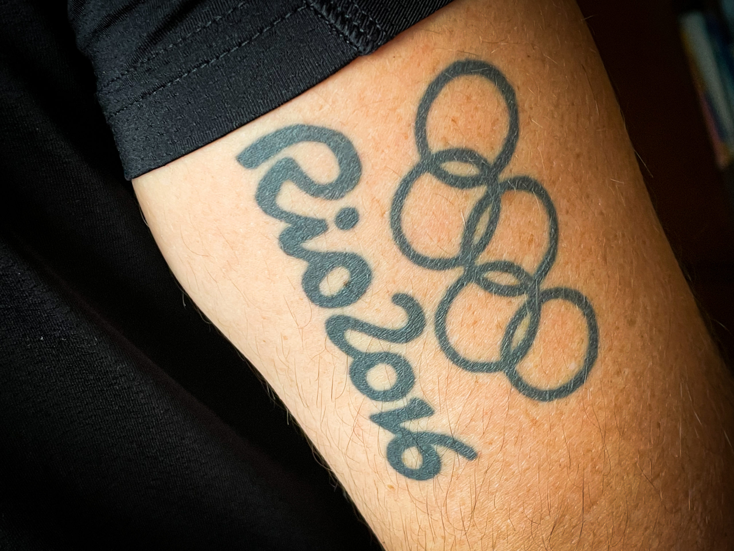 Tatuaje de Rio 2016 de Saúl Craviotto