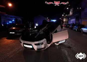 accidente coche trafico valdes