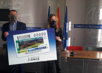 Cinco millones y medio de cupones de la ONCE llevarán la imagen de Asturias