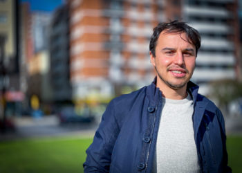 Iván Llera, presidente de Iniciativa pol Asturiano