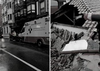 Gijón llora la muerte de los dos obreros víctimas del derrumbe en el Colegio San Vicente de Paúl