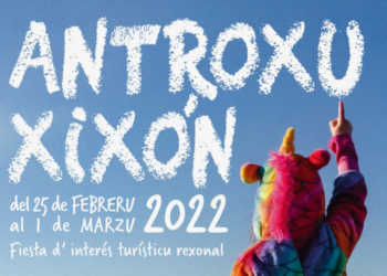 Elegido el cartel del Antroxu 2022: «¡Xixón, ya estoy aquí!»