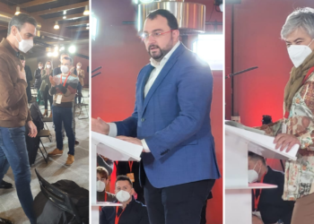 Fotos | Sánchez se rearma en Gijón junto a Barbón y Ana González