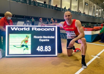 El gijonudo Ricardo Menéndez, nuevo Campeón de Europa y récord del mundo