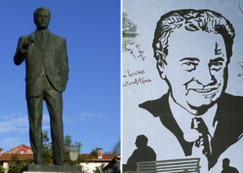 Arturo Fernández ya tiene una estatua (en Oviedo)