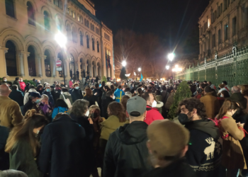 Cientos de personas se concentran para reclamar la oficialidad