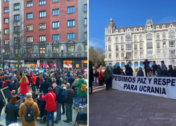 Sábado por la paz en Gijón y Oviedo
