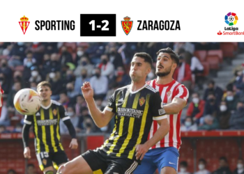 Sporting 1-2 Zaragoza | Comparsa defensiva