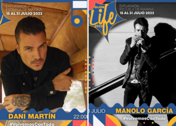 Dani Martín y Manolo García, primeros confirmados del Gijón Life 2022