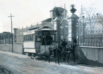 El tranvía de mulas