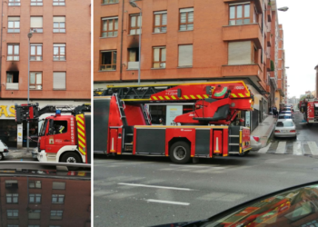 Una sartén provoca un fuego en la calle Reconquista