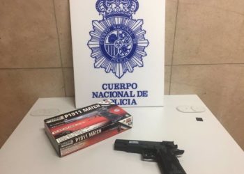 Detenidas dos personas por disparar con una pistola de perdigones a transportistas en Oviedo