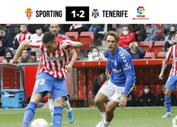 Sporting 1-2 Tenerife | Gallego sentencia al Sporting
