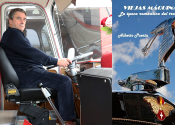 Alberto Fdez Puerta presentará “Viejas máquinas II. La época romántica del transporte” en el Salón del Motor Clásico de Asturias el día 23