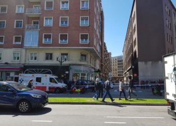 Atropello múltiple en el centro de Gijón