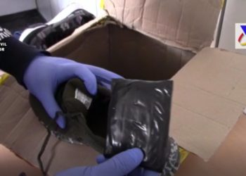 Interceptado en Castropol un envío postal con 140 gramos de cocaína