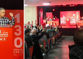 La militancia del PSOE gijonés aprueba la gestión de la Comisión Ejecutiva Local con el 81% de los votos