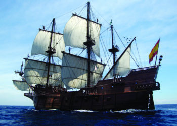 La réplica de la ‘Nao Victoria’ estará atracada en Avilés del 25 al 29 de mayo