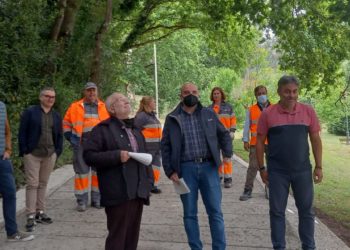 Finalizada la pavimentación del camín de La Mangada, en Cabueñes