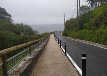 Finaliza la mejora del acceso a la playa de Estaño