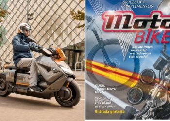 La nueva moto eléctrica de BMW estará presente en el Salón de la Moto, Bicicleta y complementos de Gijón