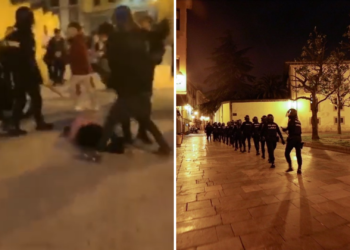 La Policía defiende haber utilizado «la fuerza mínima indispensable» en el dispositivo de este sábado en Oviedo