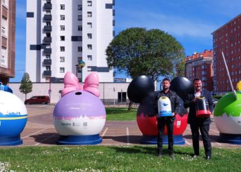 La magia del reciclaje vuelve a tomar las calles de Gijón con cuatro iglús de Ecovidrio tematizados por Disneyland Paris