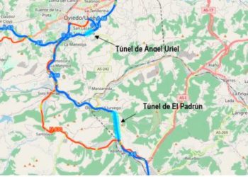El Ministerio de Transportes formaliza por 6,7 millones de euros obras de mejora en dos túneles de la A-66 en Asturias