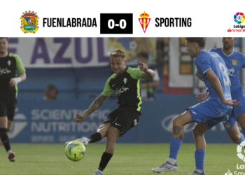 Sporting 0-0 Fuenlabrada| Empate, permanencia y gracias
