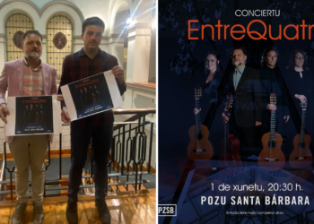 El Pozo Santa Bárbara alberga este viernes el concierto de EntreQuatre