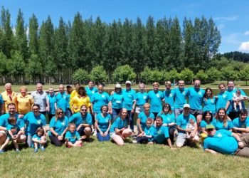 Con los pitos y turutas de «fiestuqui» con Os Brasileiros