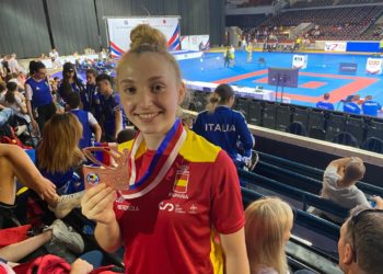 La gijonesa Idaira López, bronce en el Europeo Cadete, Junior y Sub21 de kárate