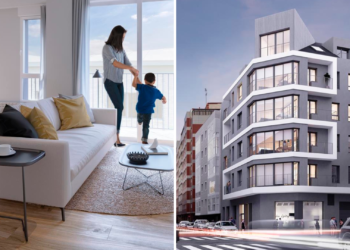 Reconquista Veintitres, las nuevas viviendas de Asprusa junto al Colegio Inmaculada de Gijón