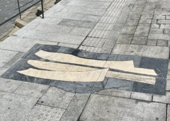 El mosaico del tránsito de las Ballenas contará con un nuevo panel explicativo