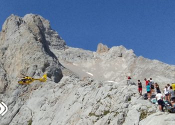 Rescatan a dos menores que se lesionaron en una ruta por los Picos de Europa