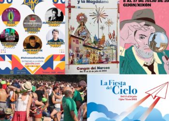 PLANES | Fiesta del Cielo, Semana Negra, Carmín, La Descarga y muchos conciertos en el Gijón Life