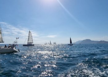 30 veleros desembarcan en Gijón durante su travesía del Camino de Santiago