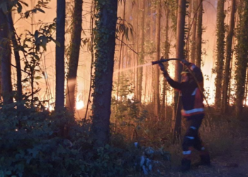 El incendio de Monte Areo abarca ya 15 hectáreas y 3 kilómetros de superficie