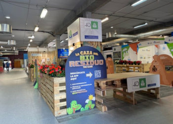 El cubo marrón reclama protagonismo en el estand sostenible de Cogersa en FIDMA