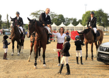 Luis Jesús Escobar, el mejor del Gijon Horse Jumping 4 Estrellas