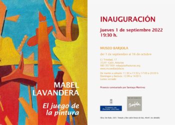 La artista Mabel Lavandera presenta en el museo Barjola ‘El Juego de la Pintura’