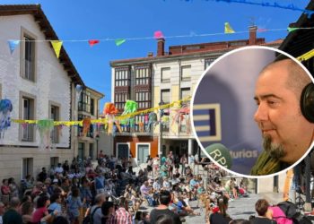 Suenan tambores de fiesta en Cimavilla