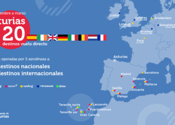 El aeropuerto de Asturias ya tiene 20 conexiones directas para este invierno, «el mayor número de conexiones de su historia»