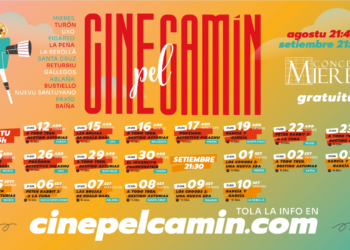 El ciclo ‘Cine pel Camín’, del Ayuntamiento de Mieres, firma un verano de éxito