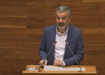 El consejero Alejandro Calvo defiende el intercambiador del Humedal como complemento a la estación intermodal de Gijón