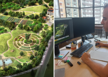 Olmo Ron: “Queremos crear un gran espacio verde para el disfrute de todos los ciudadanos de Gijón”