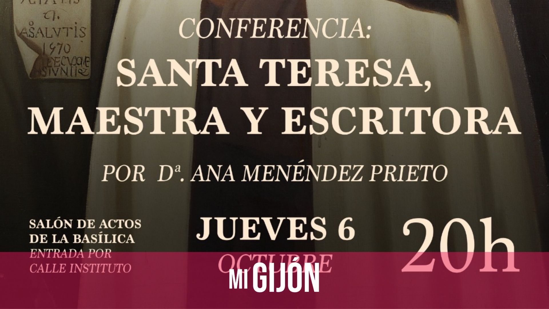 La Fil Loga Ana Men Ndez Prieto Dar La Conferencia Santa Teresa Maestra Y Escritora En La